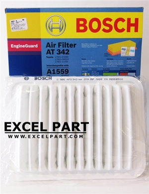 กรองอากาศ Bosch แท้  2342 สำหรับ New Altis/Vios 08-13/Yaris