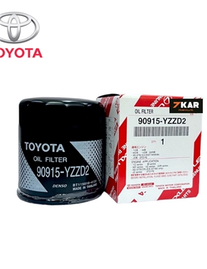 กรองน้ำมันเครื่อง โตโยต้า แท้  OIL FILTER 90915-YZZD2