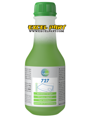 TUNAP 727 น้ำยาทำความสะอาดกระจก (Summer Windscreen Wash Concentrate)