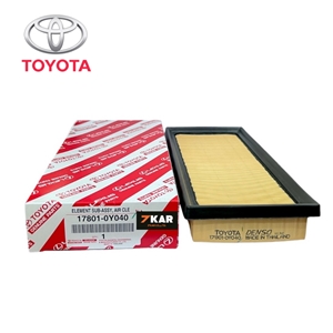 กรองอากาศ โตโยต้า แท้  ELEMENT AIR FILTER 17801-0Y040